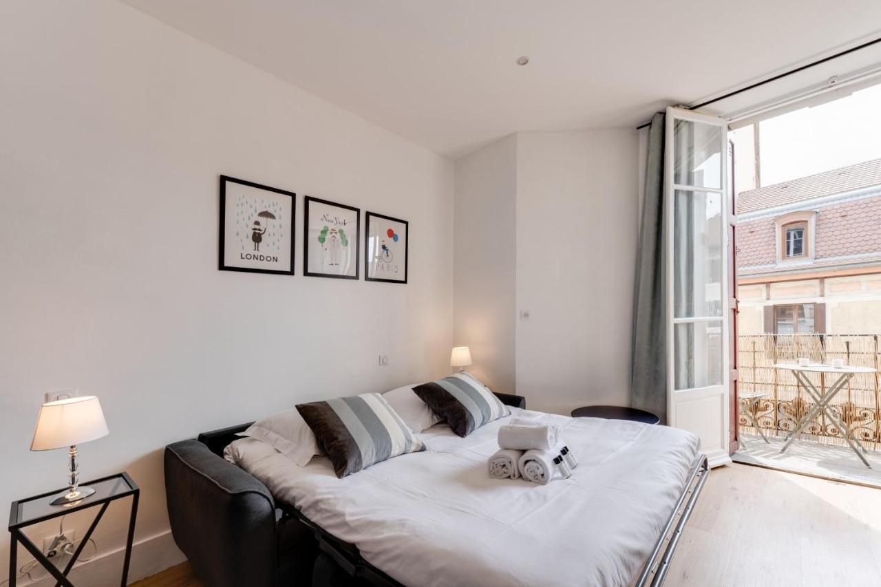 Le Mont Blanc - Charming T1 Ideal For 2 People With Balcony Annecy Buitenkant foto