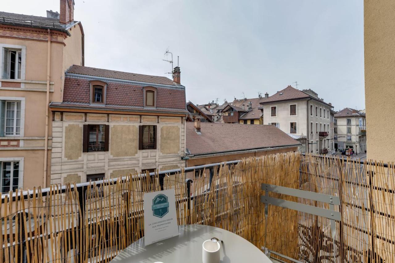 Le Mont Blanc - Charming T1 Ideal For 2 People With Balcony Annecy Buitenkant foto