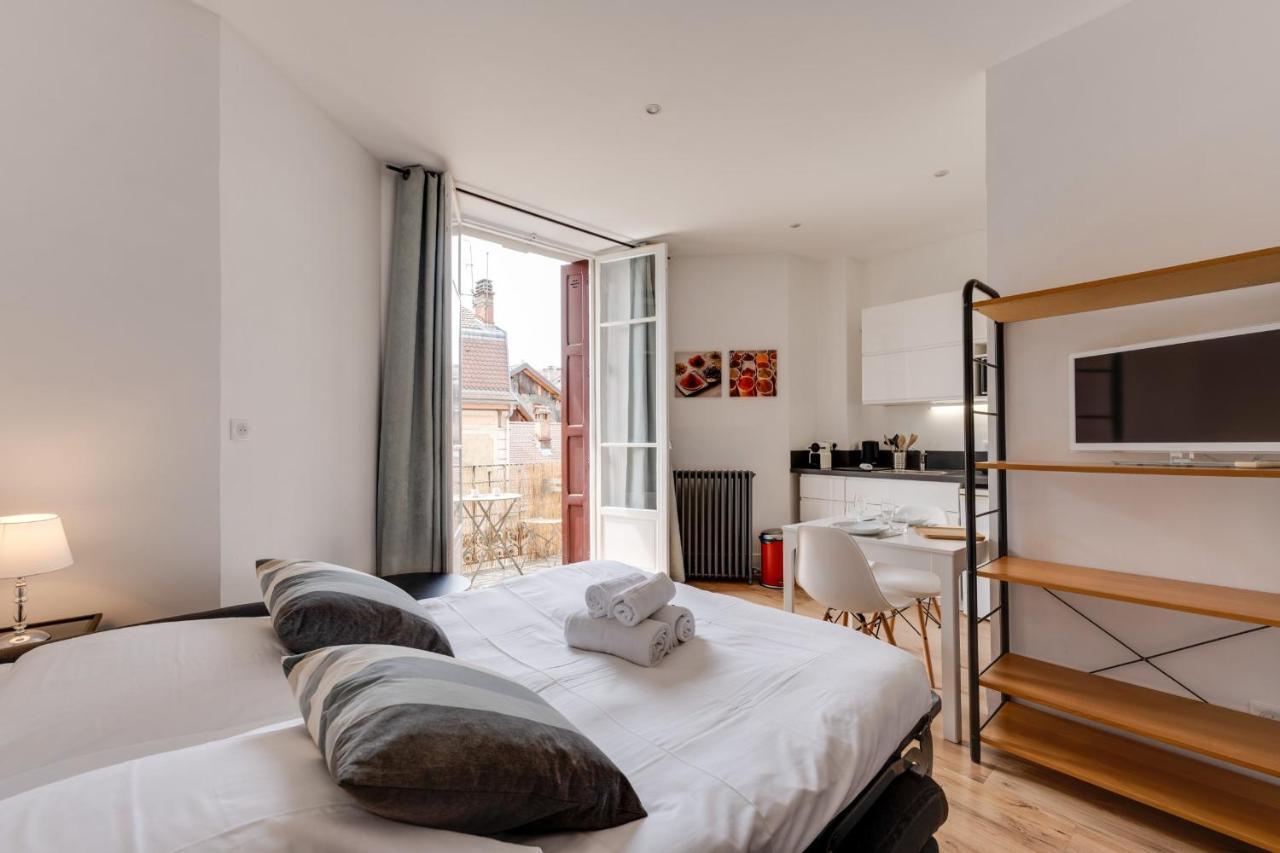 Le Mont Blanc - Charming T1 Ideal For 2 People With Balcony Annecy Buitenkant foto